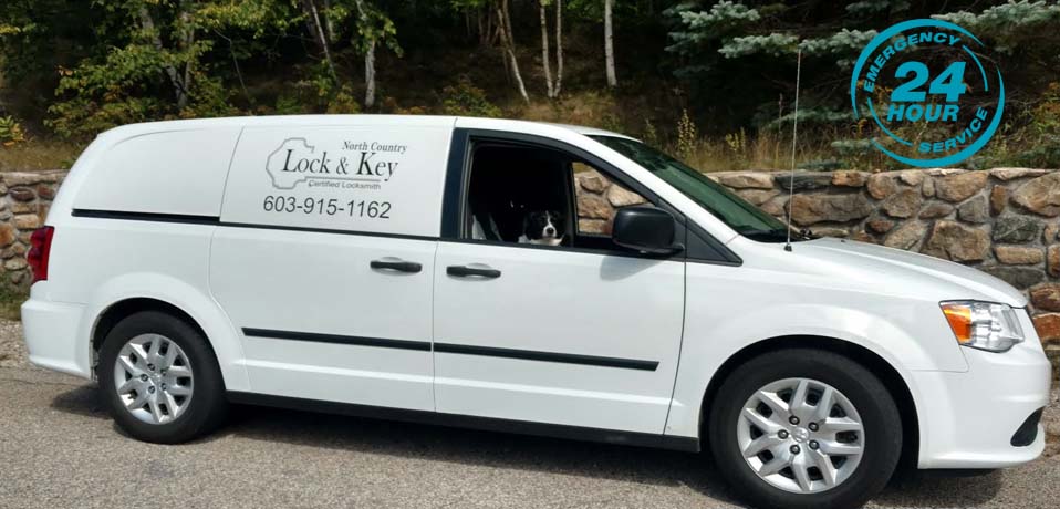 Professional NH locksmith with a fully equipped van